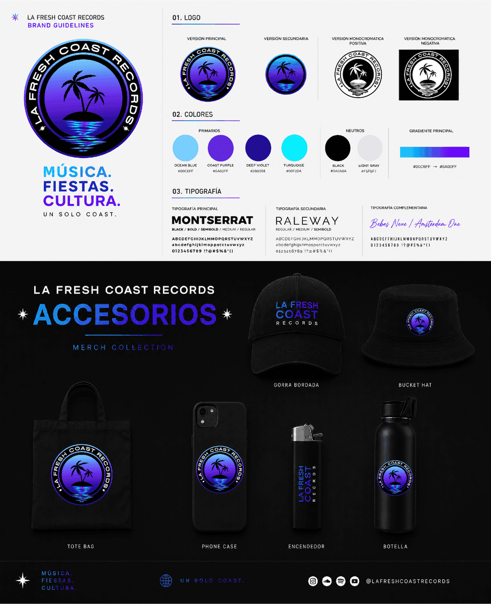 La Fresh Coast Records (Branding)